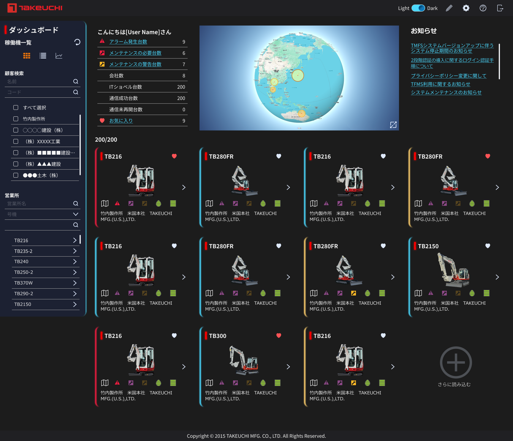 フリートマネジメントシステム